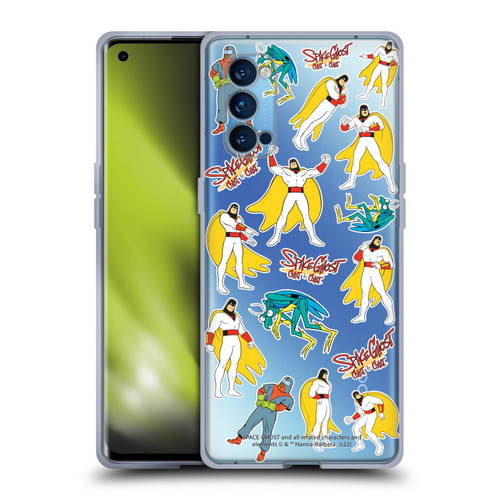 Space Ghost Coast to Coast Graphics Icons Soft Gel Case for OPPO Reno 4 Pro 5G