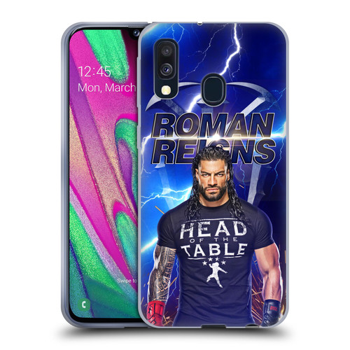 WWE Roman Reigns Lightning Soft Gel Case for Samsung Galaxy A40 (2019)