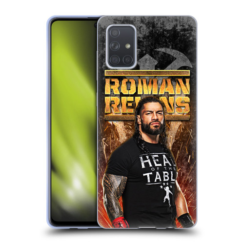 WWE Roman Reigns Grunge Soft Gel Case for Samsung Galaxy A71 (2019)