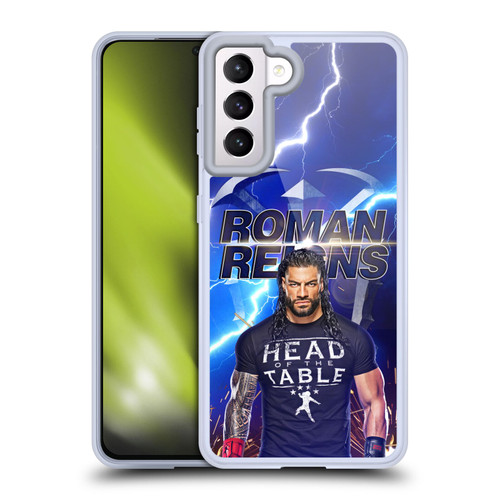 WWE Roman Reigns Lightning Soft Gel Case for Samsung Galaxy S21 5G & MagSafe