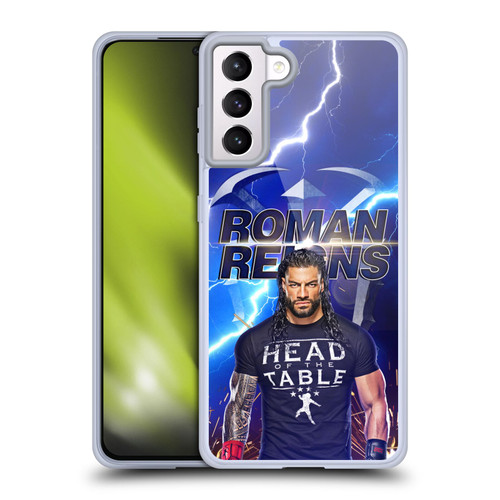 WWE Roman Reigns Lightning Soft Gel Case for Samsung Galaxy S21+ 5G