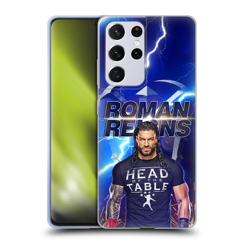 WWE Roman Reigns Lightning Soft Gel Case for Samsung Galaxy S21 Ultra 5G