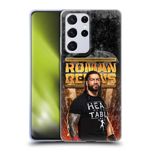 WWE Roman Reigns Grunge Soft Gel Case for Samsung Galaxy S21 Ultra 5G