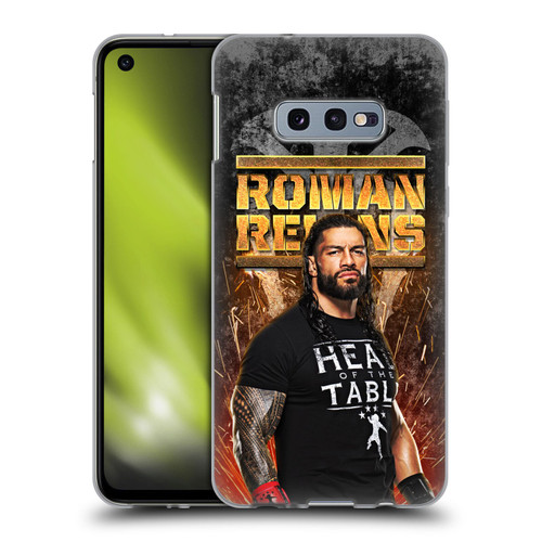 WWE Roman Reigns Grunge Soft Gel Case for Samsung Galaxy S10e