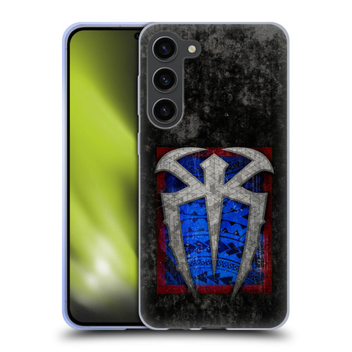WWE Roman Reigns Distressed Logo Soft Gel Case for Samsung Galaxy S23+ 5G