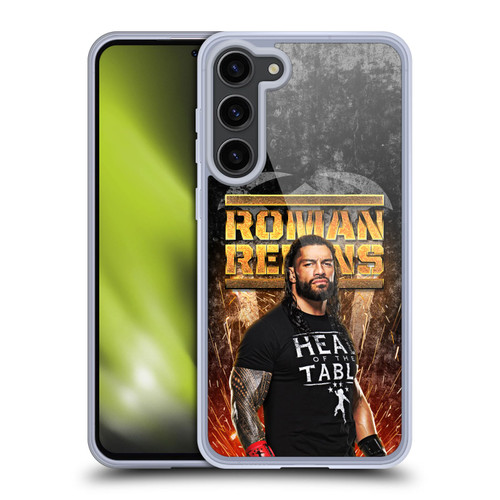 WWE Roman Reigns Grunge Soft Gel Case for Samsung Galaxy S23+ 5G & MagSafe