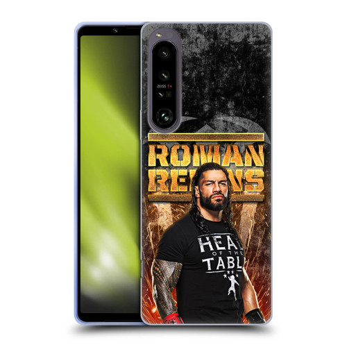 WWE Roman Reigns Grunge Soft Gel Case for Sony Xperia 1 IV