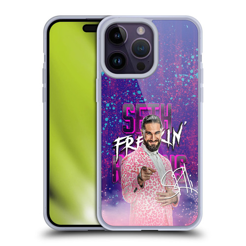 WWE Seth Rollins Seth Freakin' Rollins Soft Gel Case for Apple iPhone 14 Pro Max