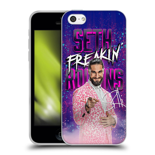 WWE Seth Rollins Seth Freakin' Rollins Soft Gel Case for Apple iPhone 5c