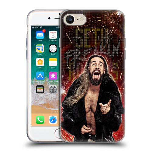 WWE Seth Rollins LED Soft Gel Case for Apple iPhone 7 / 8 / SE 2020 & 2022