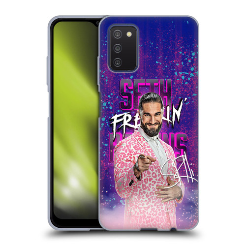 WWE Seth Rollins Seth Freakin' Rollins Soft Gel Case for Samsung Galaxy A03s (2021)