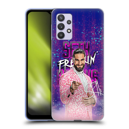 WWE Seth Rollins Seth Freakin' Rollins Soft Gel Case for Samsung Galaxy A32 5G / M32 5G (2021)
