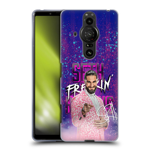 WWE Seth Rollins Seth Freakin' Rollins Soft Gel Case for Sony Xperia Pro-I