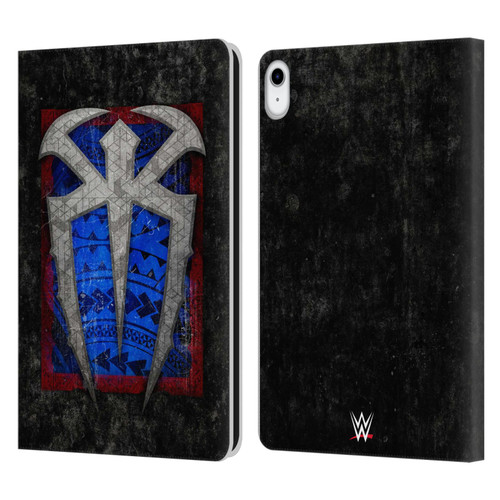 WWE Roman Reigns Distressed Logo Leather Book Wallet Case Cover For Apple iPad 10.9 (2022)