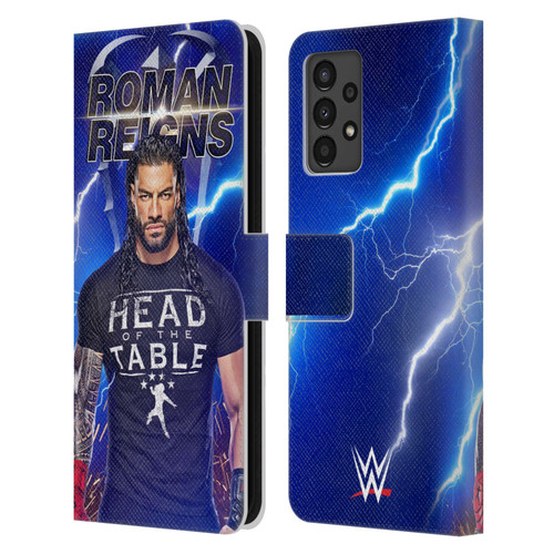 WWE Roman Reigns Lightning Leather Book Wallet Case Cover For Samsung Galaxy A13 (2022)