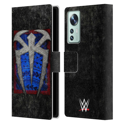 WWE Roman Reigns Distressed Logo Leather Book Wallet Case Cover For Xiaomi 12