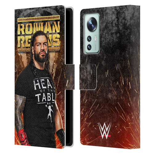 WWE Roman Reigns Grunge Leather Book Wallet Case Cover For Xiaomi 12
