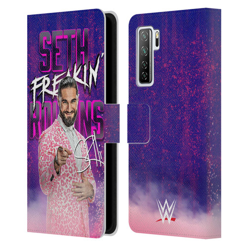 WWE Seth Rollins Seth Freakin' Rollins Leather Book Wallet Case Cover For Huawei Nova 7 SE/P40 Lite 5G
