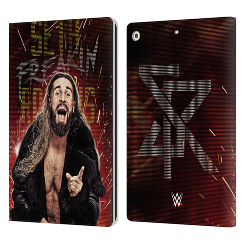 WWE Seth Rollins LED Leather Book Wallet Case Cover For Apple iPad 10.2 2019/2020/2021