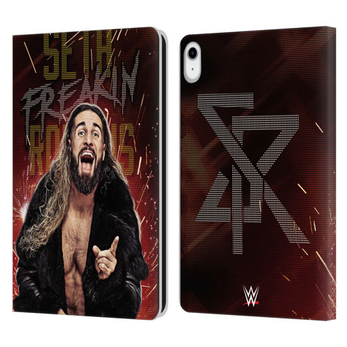 WWE Seth Rollins LED Leather Book Wallet Case Cover For Apple iPad 10.9 (2022)