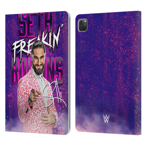 WWE Seth Rollins Seth Freakin' Rollins Leather Book Wallet Case Cover For Apple iPad Pro 11 2020 / 2021 / 2022