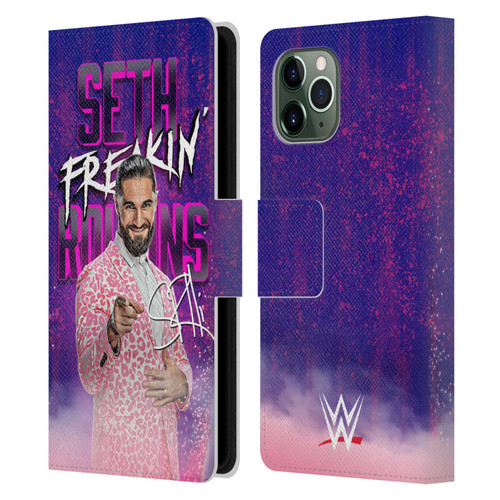 WWE Seth Rollins Seth Freakin' Rollins Leather Book Wallet Case Cover For Apple iPhone 11 Pro