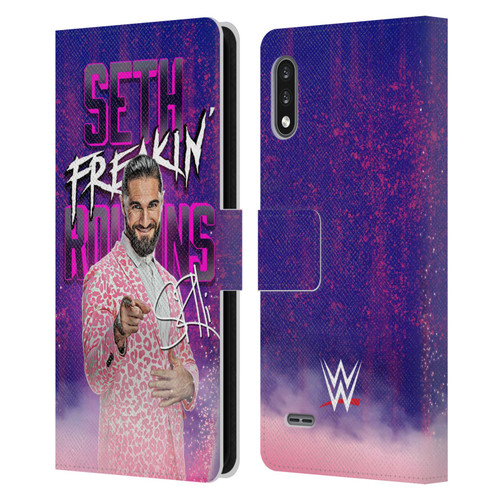 WWE Seth Rollins Seth Freakin' Rollins Leather Book Wallet Case Cover For LG K22