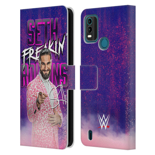 WWE Seth Rollins Seth Freakin' Rollins Leather Book Wallet Case Cover For Nokia G11 Plus