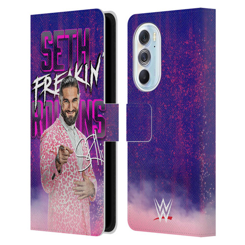 WWE Seth Rollins Seth Freakin' Rollins Leather Book Wallet Case Cover For Motorola Edge X30