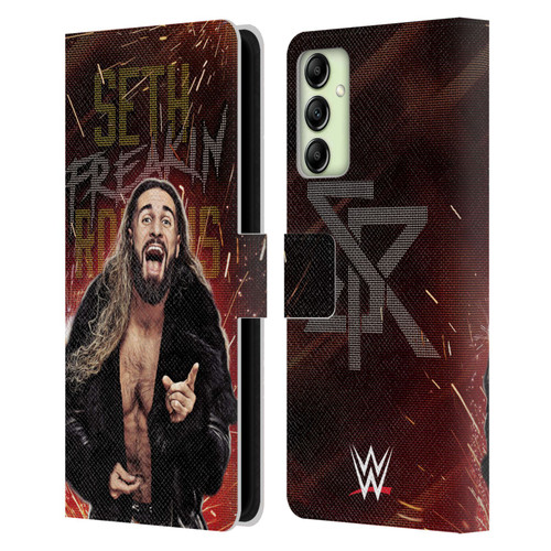 WWE Seth Rollins LED Leather Book Wallet Case Cover For Samsung Galaxy A14 5G