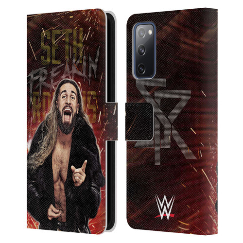 WWE Seth Rollins LED Leather Book Wallet Case Cover For Samsung Galaxy S20 FE / 5G