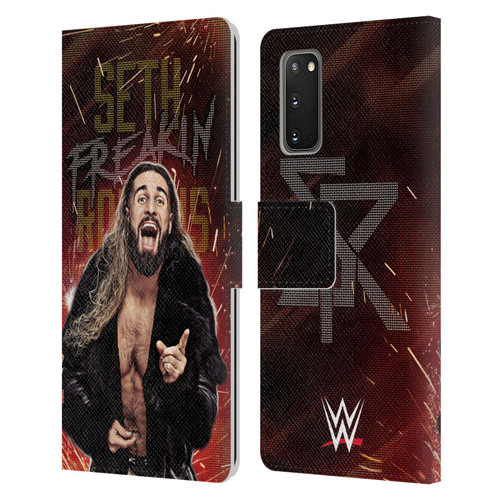 WWE Seth Rollins LED Leather Book Wallet Case Cover For Samsung Galaxy S20 / S20 5G
