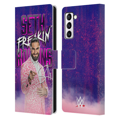 WWE Seth Rollins Seth Freakin' Rollins Leather Book Wallet Case Cover For Samsung Galaxy S21+ 5G