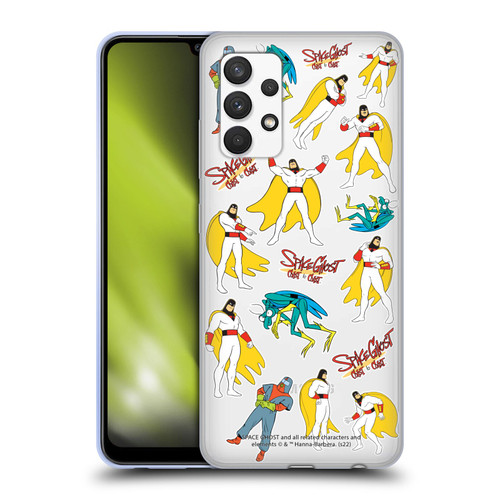 Space Ghost Coast to Coast Graphics Icons Soft Gel Case for Samsung Galaxy A32 (2021)