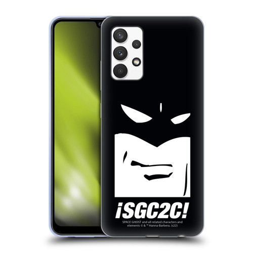 Space Ghost Coast to Coast Graphics Space Ghost Soft Gel Case for Samsung Galaxy A32 (2021)