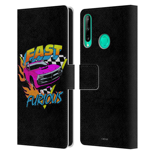 Fast & Furious Franchise Fast Fashion Car In Retro Style Leather Book Wallet Case Cover For Huawei P40 lite E