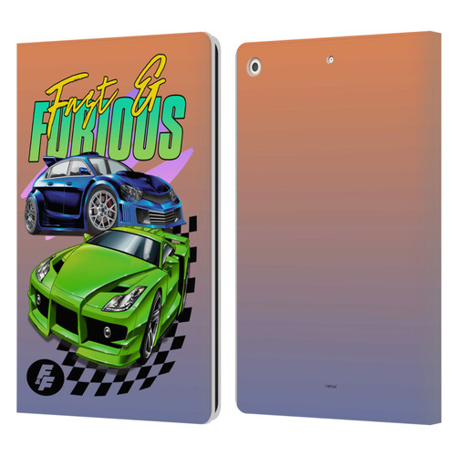 Fast & Furious Franchise Fast Fashion Cars Leather Book Wallet Case Cover For Apple iPad 10.2 2019/2020/2021