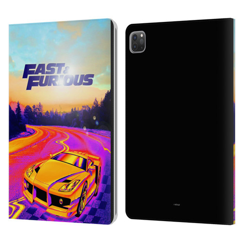 Fast & Furious Franchise Fast Fashion Colourful Car Leather Book Wallet Case Cover For Apple iPad Pro 11 2020 / 2021 / 2022