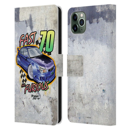Fast & Furious Franchise Fast Fashion Grunge Retro Leather Book Wallet Case Cover For Apple iPhone 11 Pro Max