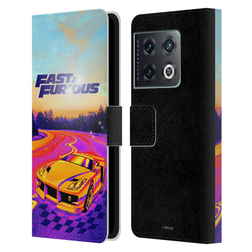 Fast & Furious Franchise Fast Fashion Colourful Car Leather Book Wallet Case Cover For OnePlus 10 Pro