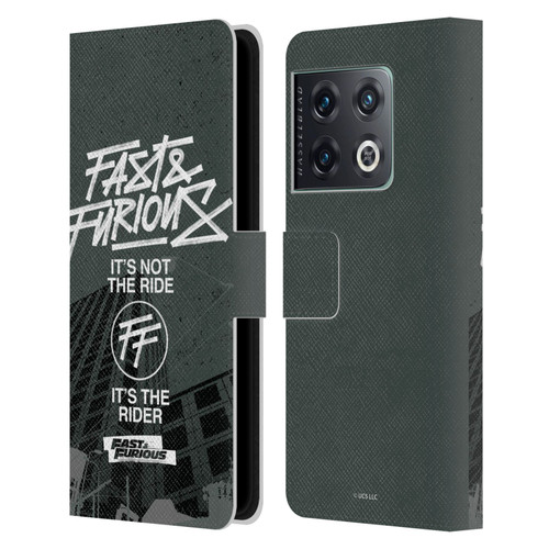 Fast & Furious Franchise Fast Fashion Street Style Logo Leather Book Wallet Case Cover For OnePlus 10 Pro