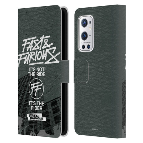 Fast & Furious Franchise Fast Fashion Street Style Logo Leather Book Wallet Case Cover For OnePlus 9 Pro
