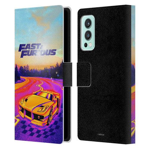 Fast & Furious Franchise Fast Fashion Colourful Car Leather Book Wallet Case Cover For OnePlus Nord 2 5G