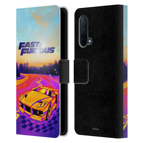Fast & Furious Franchise Fast Fashion Colourful Car Leather Book Wallet Case Cover For OnePlus Nord CE 5G