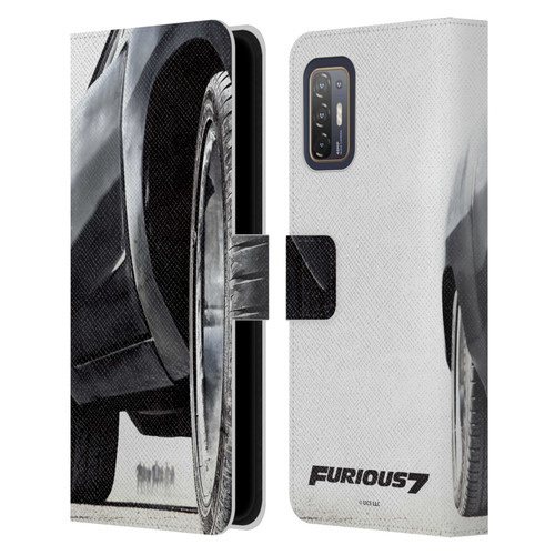 Fast & Furious Franchise Key Art Furious Tire Leather Book Wallet Case Cover For HTC Desire 21 Pro 5G