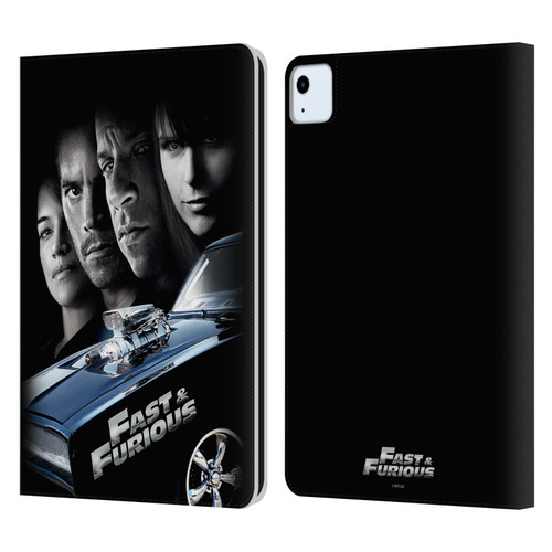 Fast & Furious Franchise Key Art 2009 Movie Leather Book Wallet Case Cover For Apple iPad Air 2020 / 2022