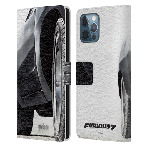 Fast & Furious Franchise Key Art Furious Tire Leather Book Wallet Case Cover For Apple iPhone 12 Pro Max