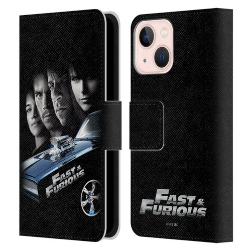 Fast & Furious Franchise Key Art 2009 Movie Leather Book Wallet Case Cover For Apple iPhone 13 Mini