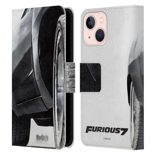 Fast & Furious Franchise Key Art Furious Tire Leather Book Wallet Case Cover For Apple iPhone 13 Mini