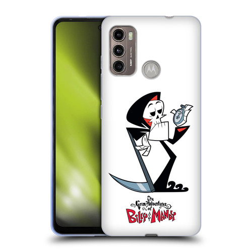 The Grim Adventures of Billy & Mandy Graphics Grim Soft Gel Case for Motorola Moto G60 / Moto G40 Fusion